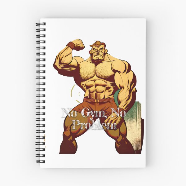 Item preview, No Gym, No ProblemDesignBodybuilding Fitness Gym Workout Exercise Merch Print Design designed and sold by tengamerx.