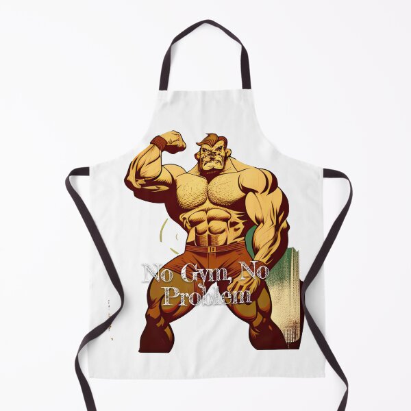 Item preview, No Gym, No ProblemDesignBodybuilding Fitness Gym Workout Exercise Merch Print Design designed and sold by tengamerx.