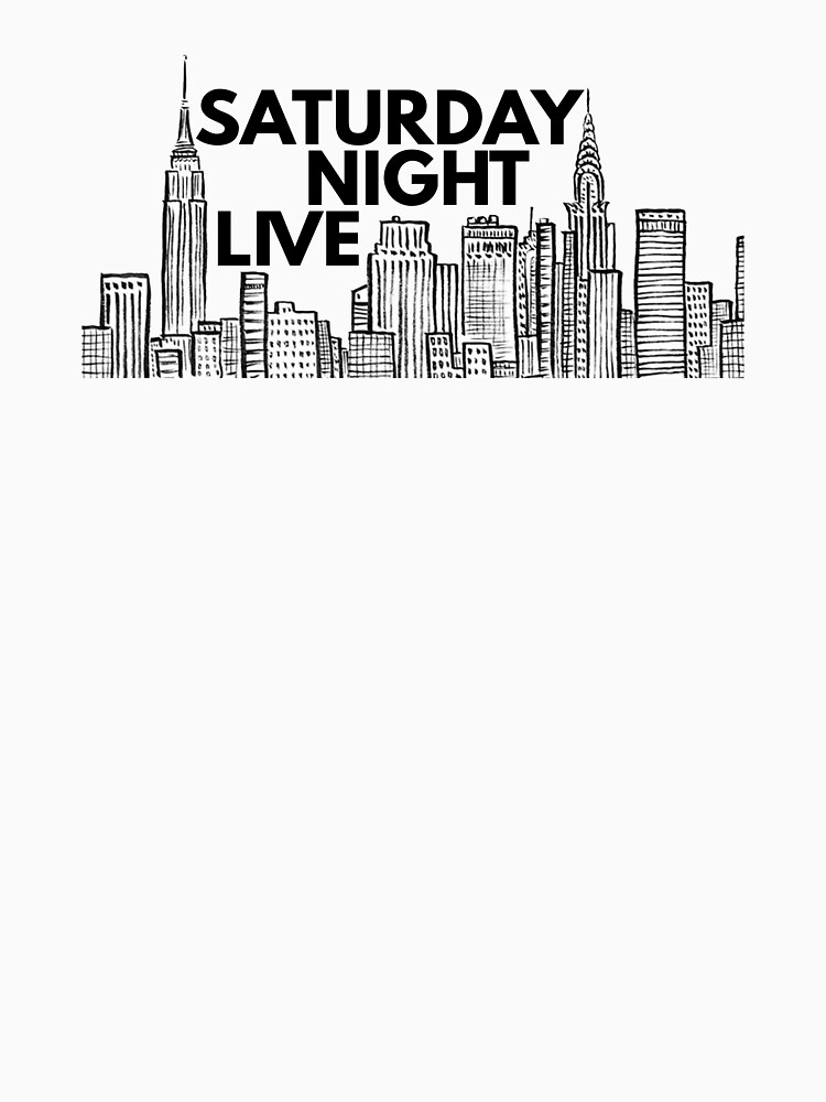 Thumbnail 7 von 7, Classic T-Shirt, Saturday Night Live (Skyline von NYC) designt und verkauft von laurenthomsxn.