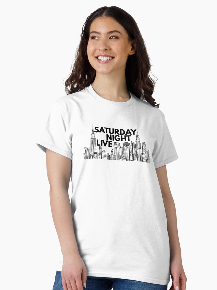 Thumbnail 2 von 7, Classic T-Shirt, Saturday Night Live (Skyline von NYC) designt und verkauft von laurenthomsxn.