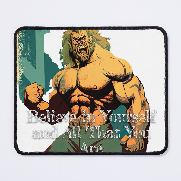 Item preview, Believe in Yourself and All That You AreDesignBodybuilding Fitness Gym Workout Exercise Merch Print Design designed and sold by tengamerx.