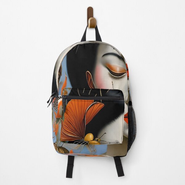 Item preview, A Surreal and Captivating Portrait of a Woman in Harmony with Insects designed and sold by GalihDA.