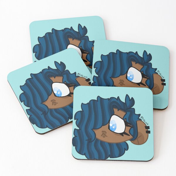 Item preview, Blue hair cutie with a piercing designed and sold by pickle-exists.