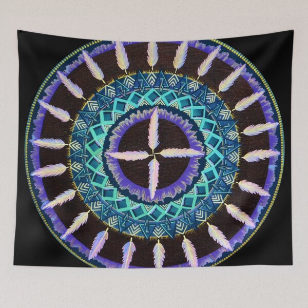 Item preview,  Cuatro Vientos (Original Mandala Design) designed and sold by blueflamearray.