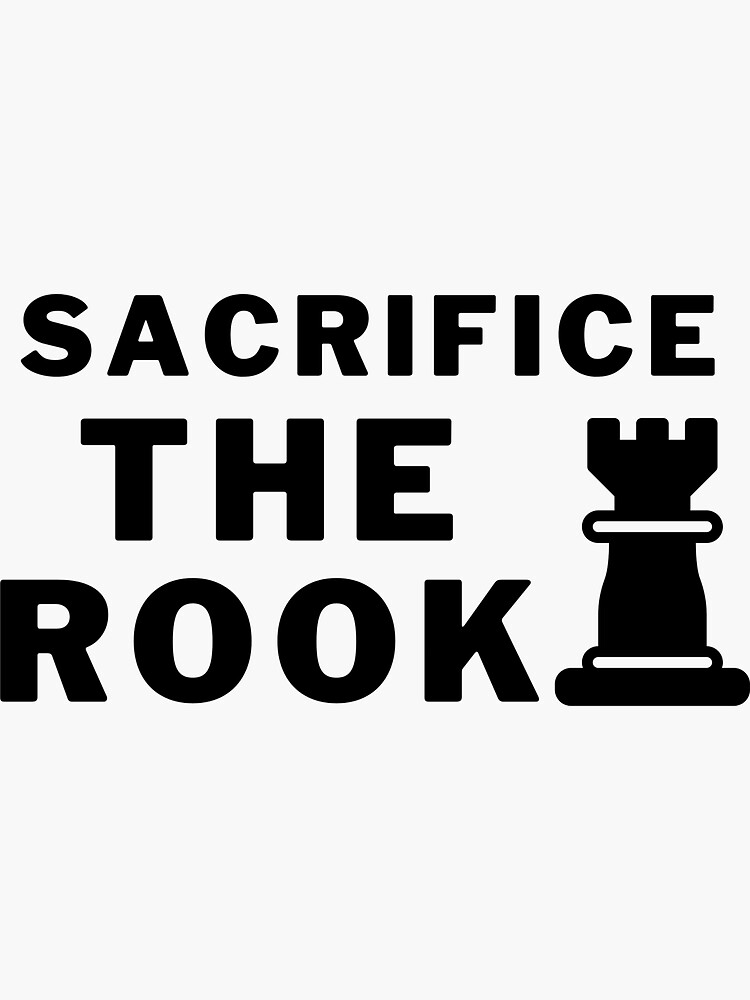 The Rook Gothamchess - Chess - Sticker