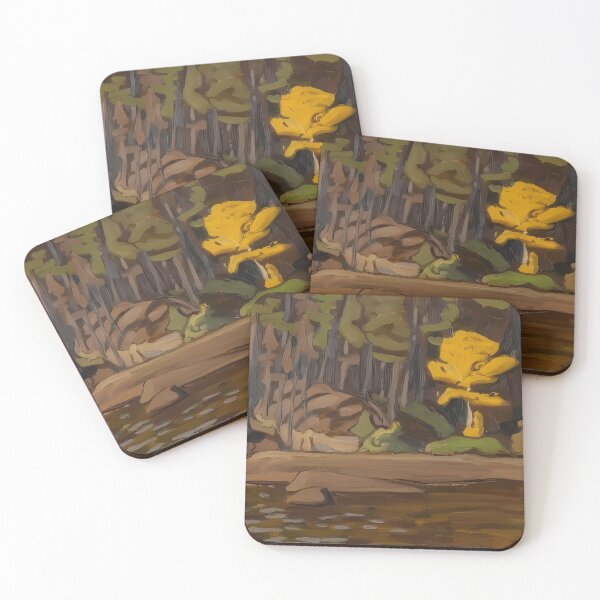 Item preview, On an Algoma Lake by Lawren Harris designed and sold by TheRedVineyard.