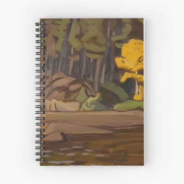Item preview, On an Algoma Lake by Lawren Harris designed and sold by TheRedVineyard.