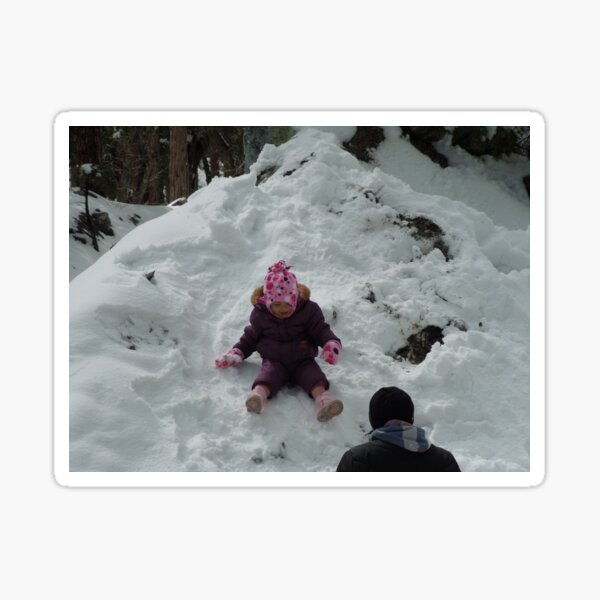 First time in the snow.... Sticker