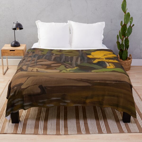 Item preview, On an Algoma Lake by Lawren Harris designed and sold by TheRedVineyard.