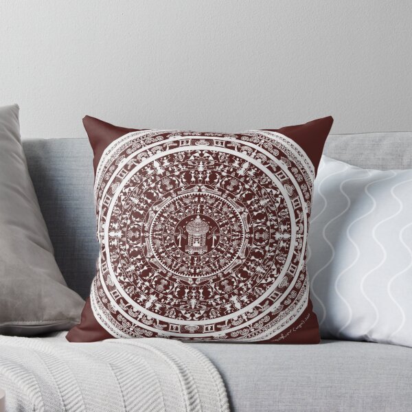 Item preview, Warli & Mandala art fusion  designed and sold by MGMChitrakala.