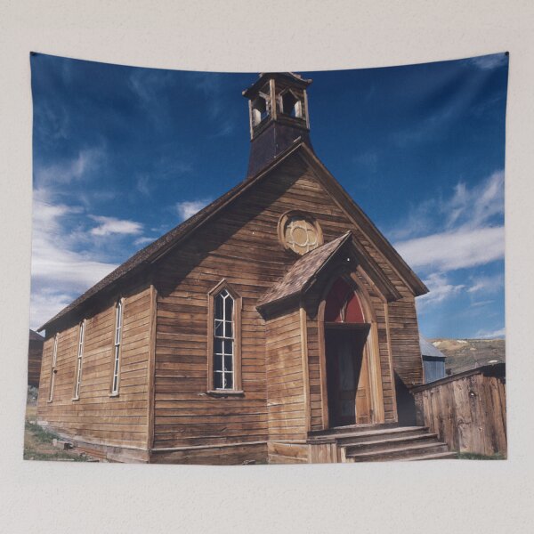 Item preview, Rustic Wooden Church In Western Ghost Town designed and sold by DEC02.