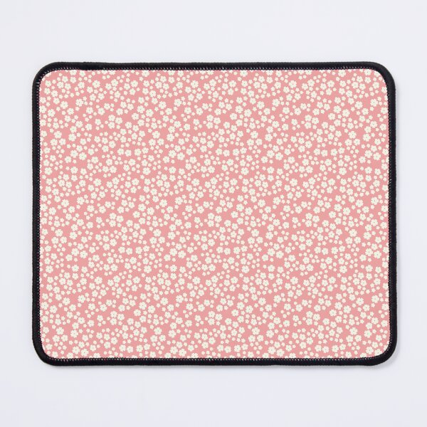 Item preview, MINI MICRO DITSY DAISY PRAIRIE VINTAGE RETRO FLORALS AND FLOWERS CORAL PINK designed and sold by blomastudios.