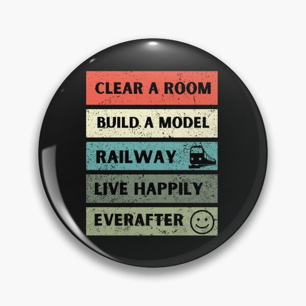 Item preview, Build a Model Railway Be Happy designed and sold by RhondaLily.