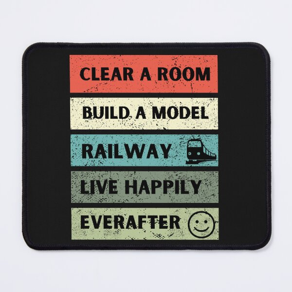 Item preview, Build a Model Railway Be Happy designed and sold by RhondaLily.