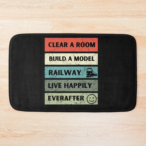 Item preview, Build a Model Railway Be Happy designed and sold by RhondaLily.