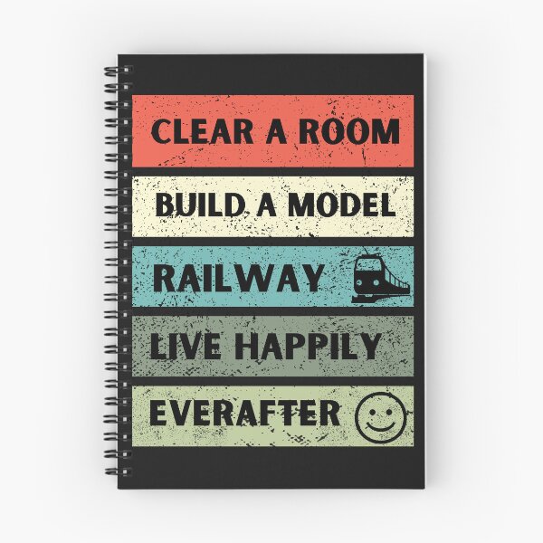 Item preview, Build a Model Railway Be Happy designed and sold by RhondaLily.