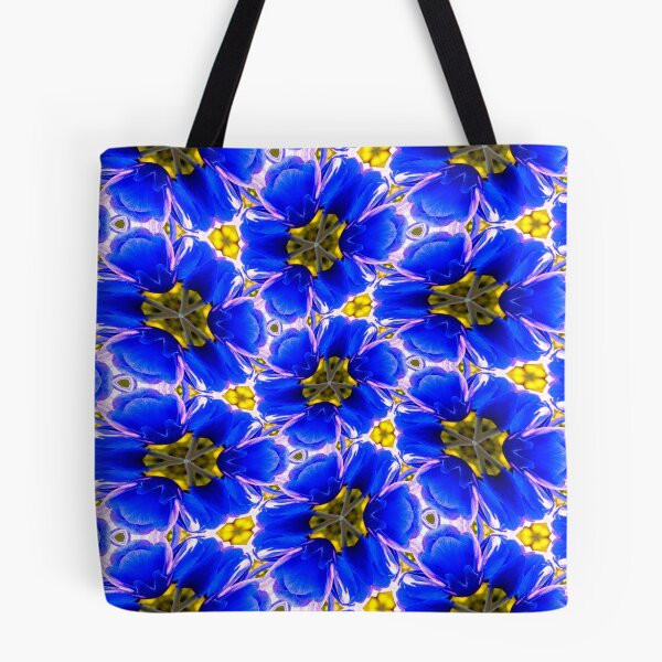 Item preview, Royal Blue Flower Pattern designed and sold by Patternflower.