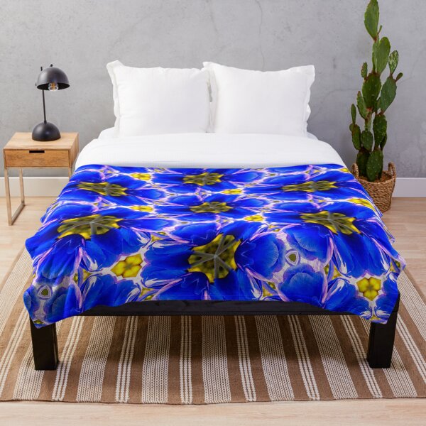 Item preview, Royal Blue Flower Pattern designed and sold by Patternflower.
