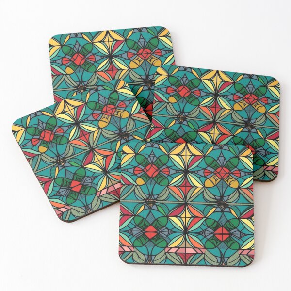 Item preview, Stained Glass Dreams: Mesmerizing designs in a kaleidoscope of color #10 designed and sold by Verbul.