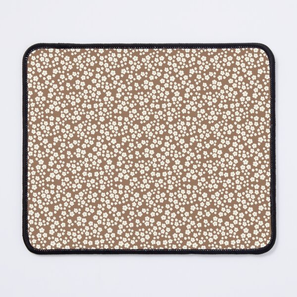 Item preview, MINI MICRO DITSY DAISY PRAIRIE VINTAGE RETRO FLORALS AND FLOWERS BROWN NEUTRAL designed and sold by blomastudios.