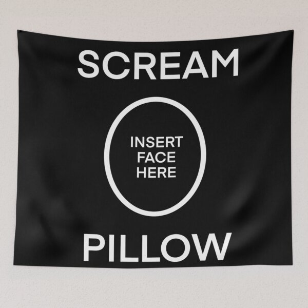 Item preview, SCREAM PILLOW designed and sold by MichaelPearsona.