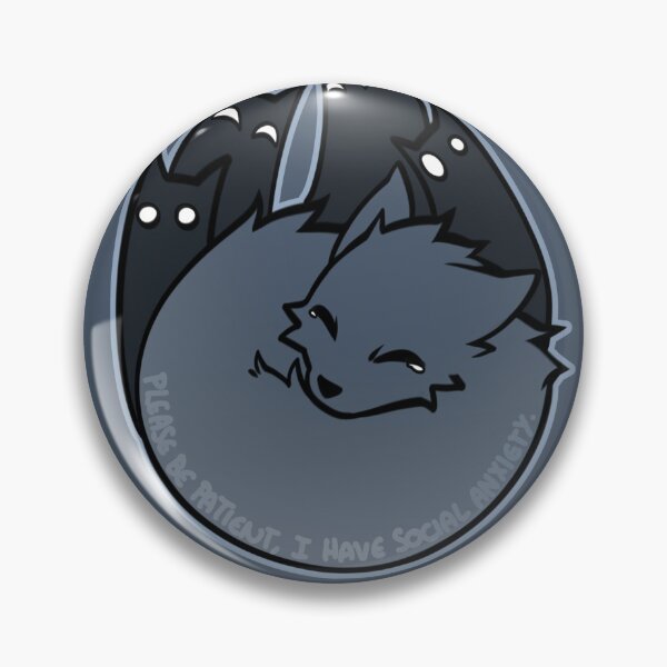 Item preview, social anxiety designed and sold by ameotoko.