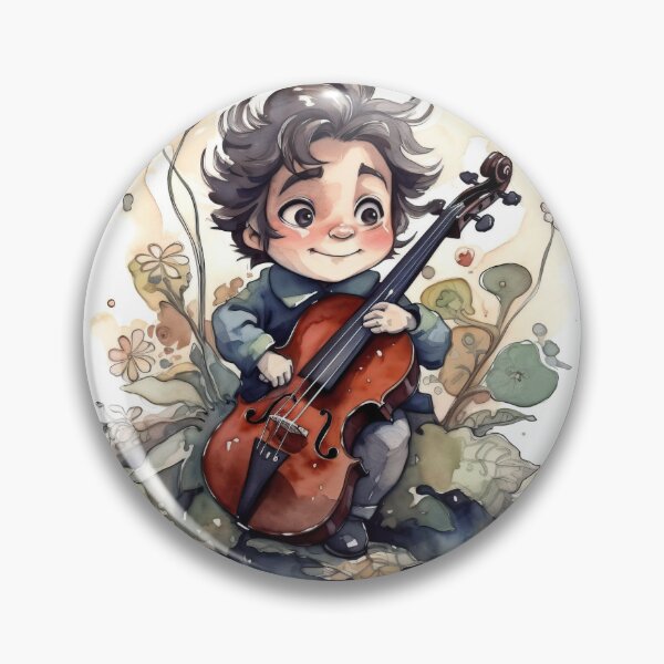 Item preview, Melodies in Nature: Little Boy and his Guitar designed and sold by Crystal Heaven.