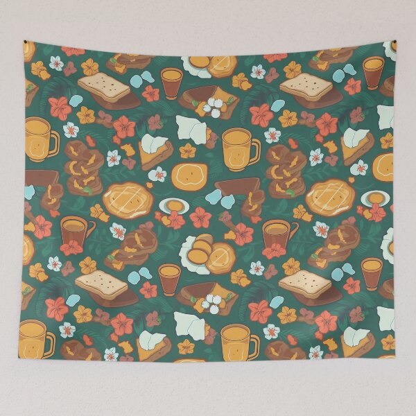 Item preview, Brunch in Paradise Abstract Hawaiian Print designed and sold by zwrohn.