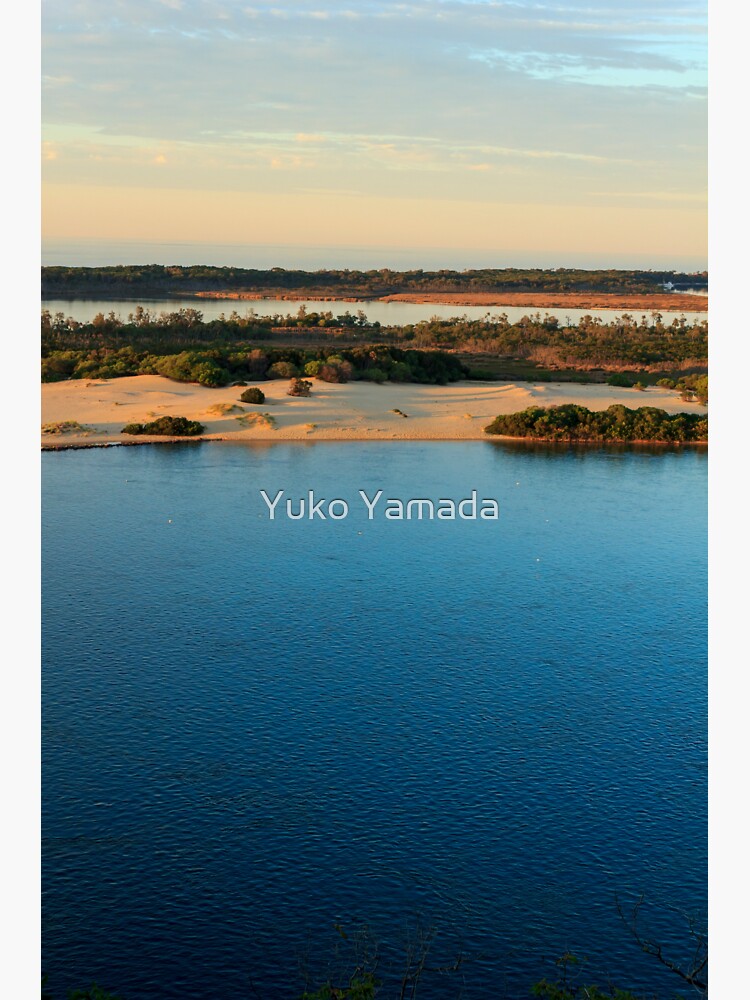 Thumbnail 3 of 3, Sticker, Lakes Entrance 03 designed and sold by Yuko Yamada.
