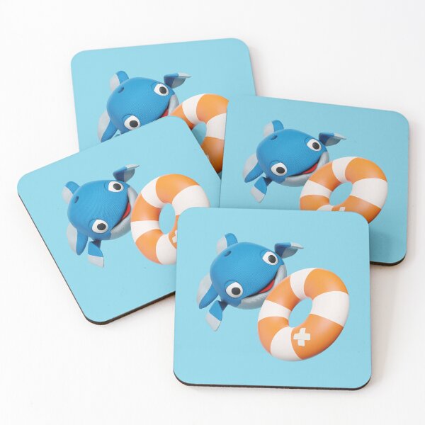 Item preview, Cute Playful Whale With Lifesaver designed and sold by LittleTeo.