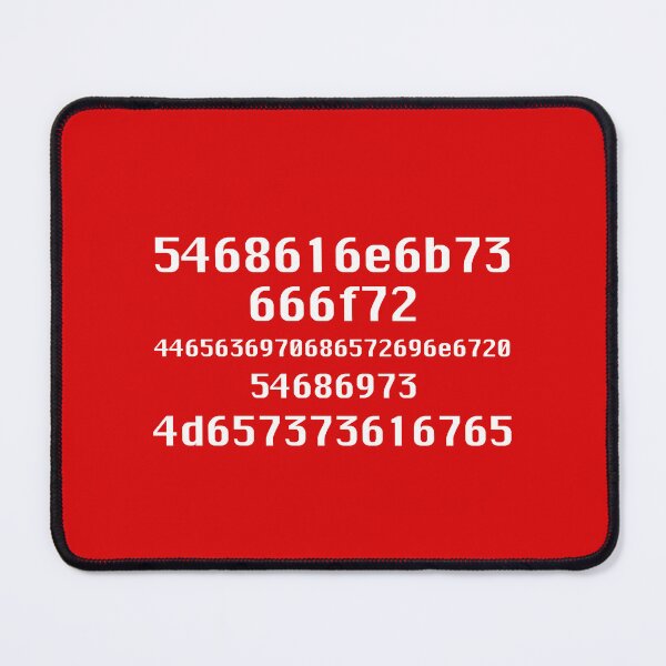 Item preview, Hexadecimal Thanks for Deciphering this message designed and sold by Incognito Design.