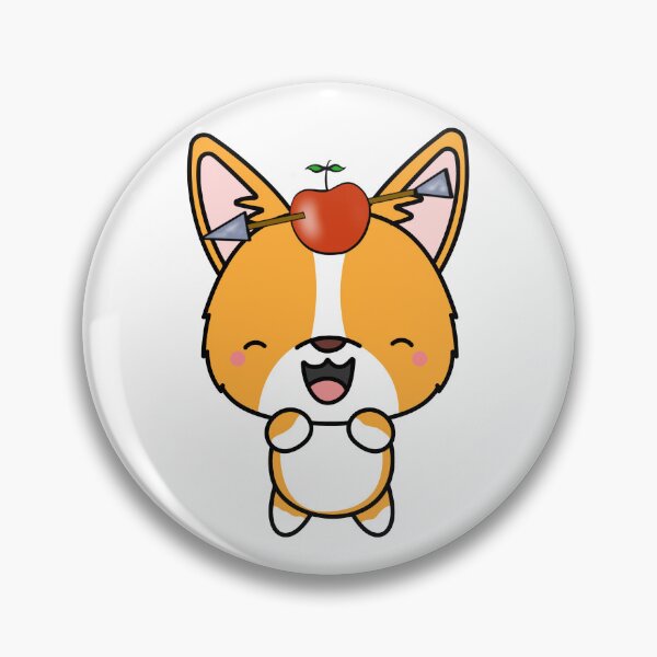 Item preview, Funny Corgi has an apple with an arrow through it designed and sold by Pet Station.