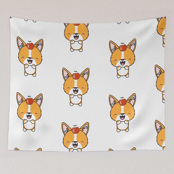 Item preview, Funny Corgi has an apple with an arrow through it designed and sold by Pet Station.