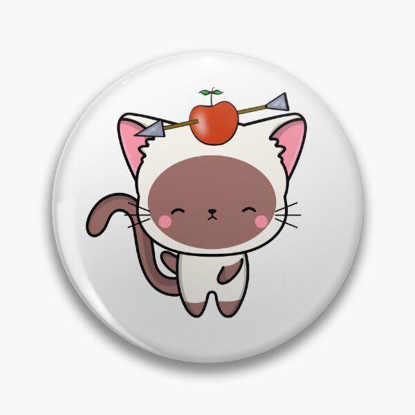 Item preview, Funny white cat has an apple with an arrow through it designed and sold by Pet Station.