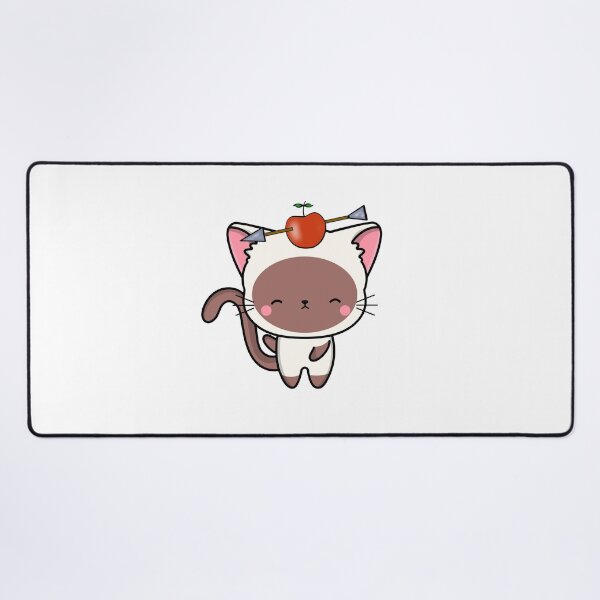 Item preview, Funny white cat has an apple with an arrow through it designed and sold by Pet Station.
