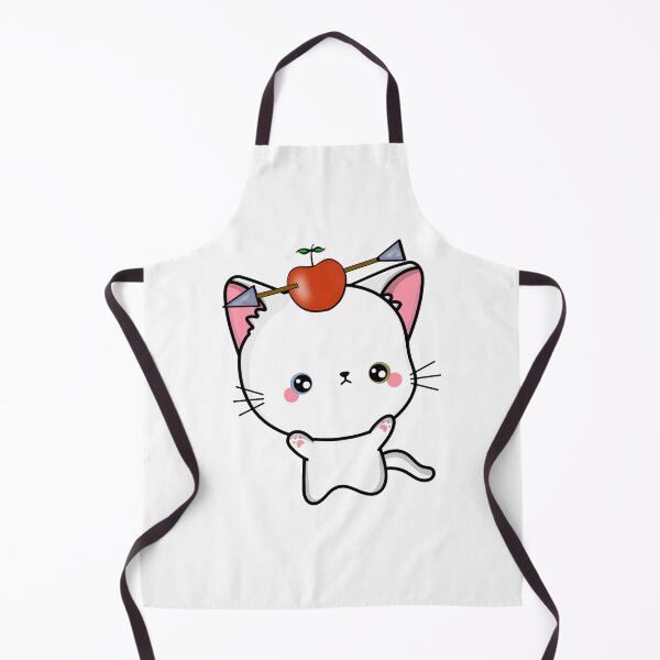 Item preview, Funny White cat has an apple with an arrow through it designed and sold by Pet Station.