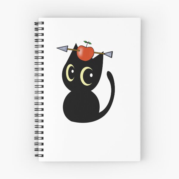Item preview, Funny Black cat has an apple with an arrow through it designed and sold by Pet Station.