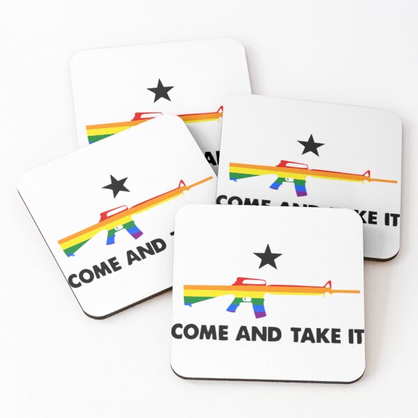 Item preview, Come and Take It LGBT Gay Flag 2A designed and sold by sooper-salad.
