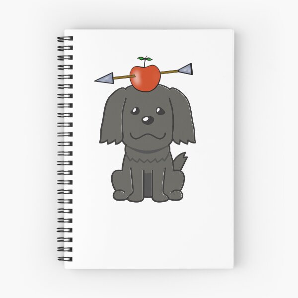 Item preview, Funny Black dog has an apple with an arrow through it designed and sold by Pet Station.