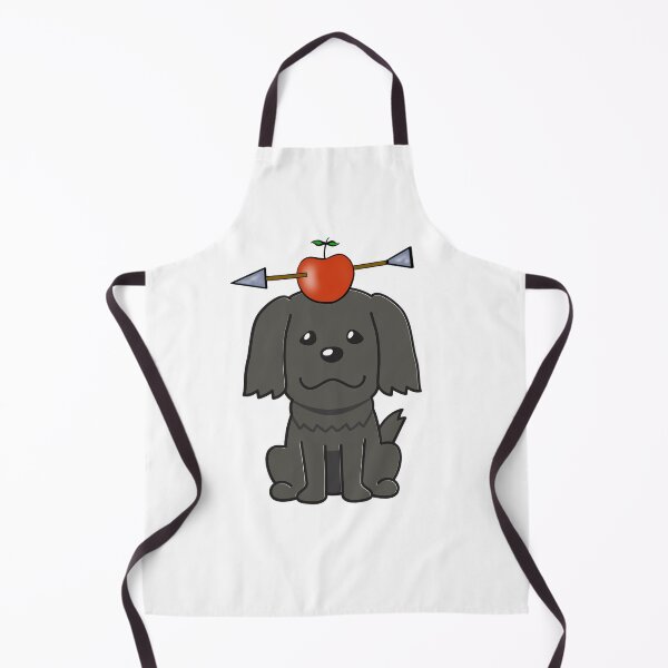 Item preview, Funny Black dog has an apple with an arrow through it designed and sold by Pet Station.