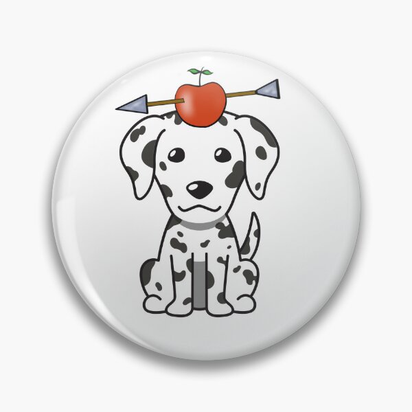 Item preview, Funny Dalmatian has an apple with an arrow through it designed and sold by Pet Station.