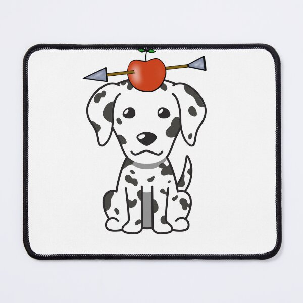 Item preview, Funny Dalmatian has an apple with an arrow through it designed and sold by Pet Station.