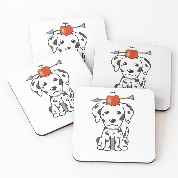 Item preview, Funny Dalmatian has an apple with an arrow through it designed and sold by Pet Station.