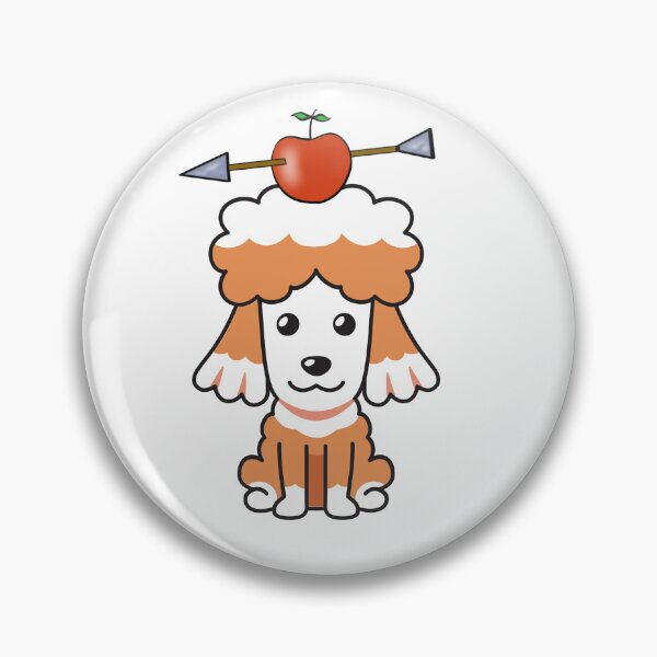 Item preview, Funny Brown dog has an apple with an arrow through it designed and sold by Pet Station.