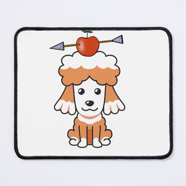 Item preview, Funny Brown dog has an apple with an arrow through it designed and sold by Pet Station.