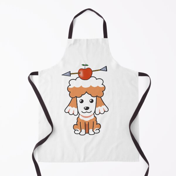 Item preview, Funny Brown dog has an apple with an arrow through it designed and sold by Pet Station.