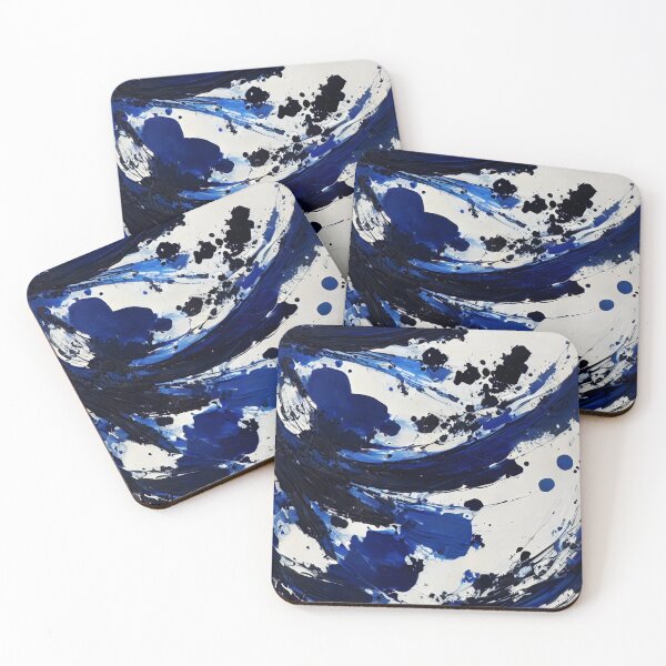 Artikelvorschau, Indigo abstracts capture imagination. entworfen und verkauft von Imagyn8.