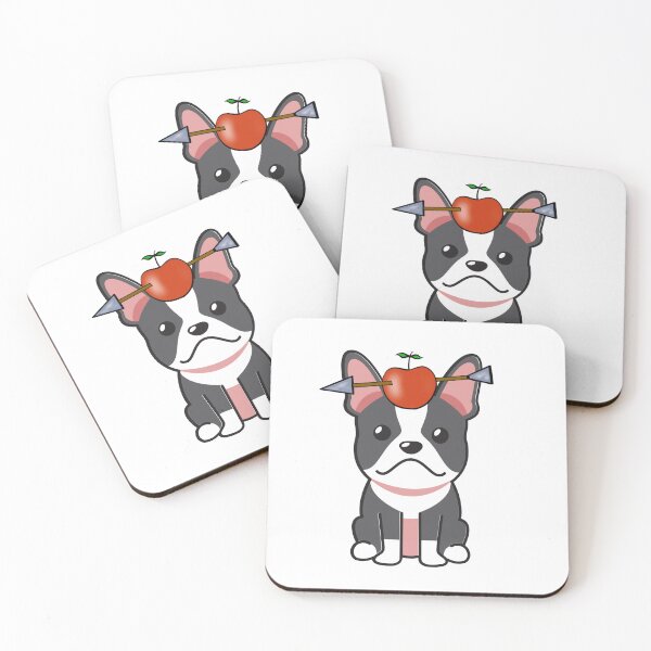 Item preview, Funny French Bulldog has an apple with an arrow through it designed and sold by Pet Station.