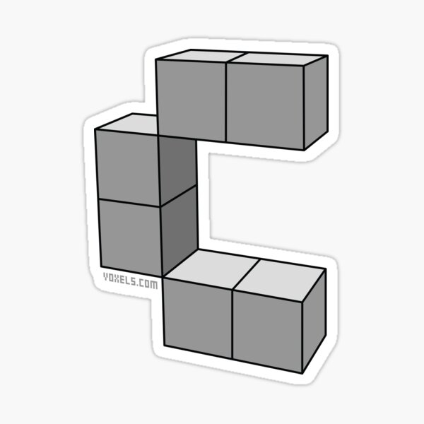 Cryptovoxels Retro Collection Sticker