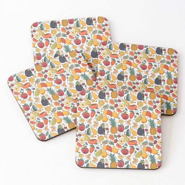 Item preview, Vegan People Life Fruits Pattern designed and sold by AI Creations ⭐⭐⭐⭐⭐.